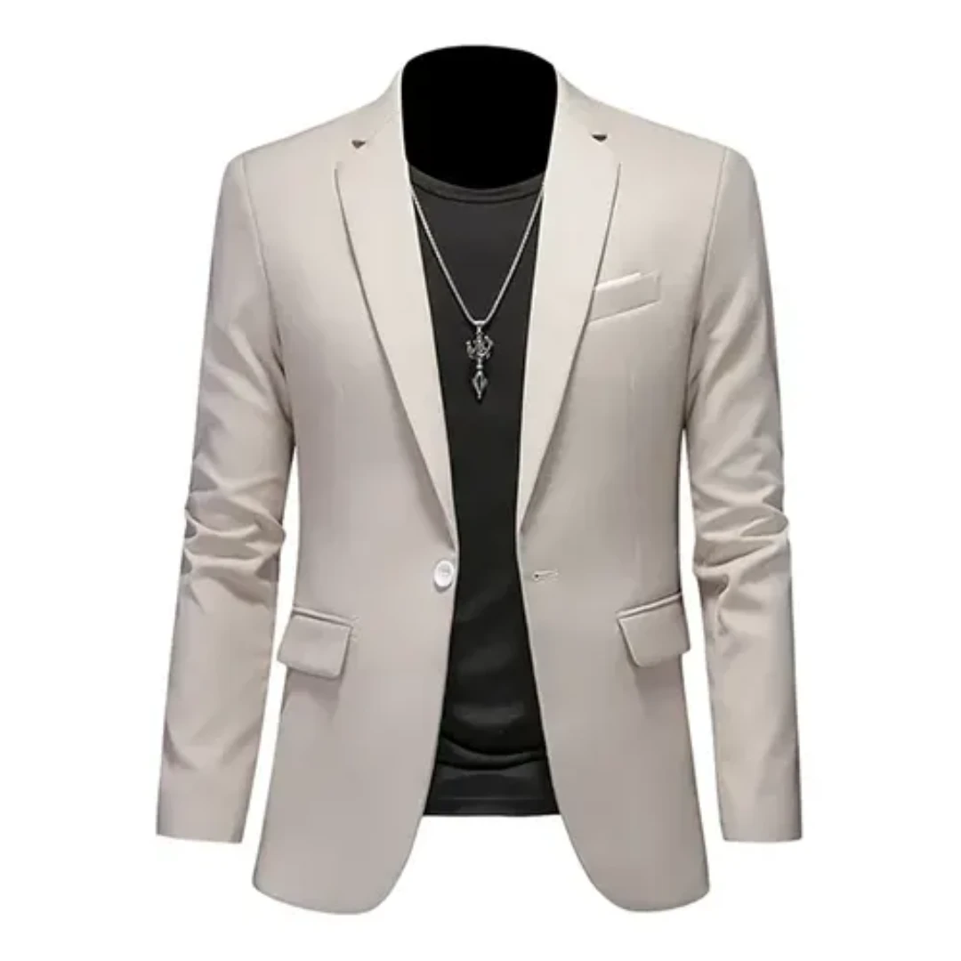Julien – Blazer classique slim fit à la coupe moderne et ajustée homme