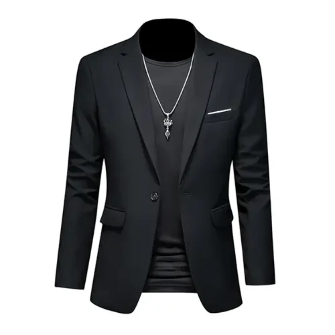 Julien – Blazer classique slim fit à la coupe moderne et ajustée homme