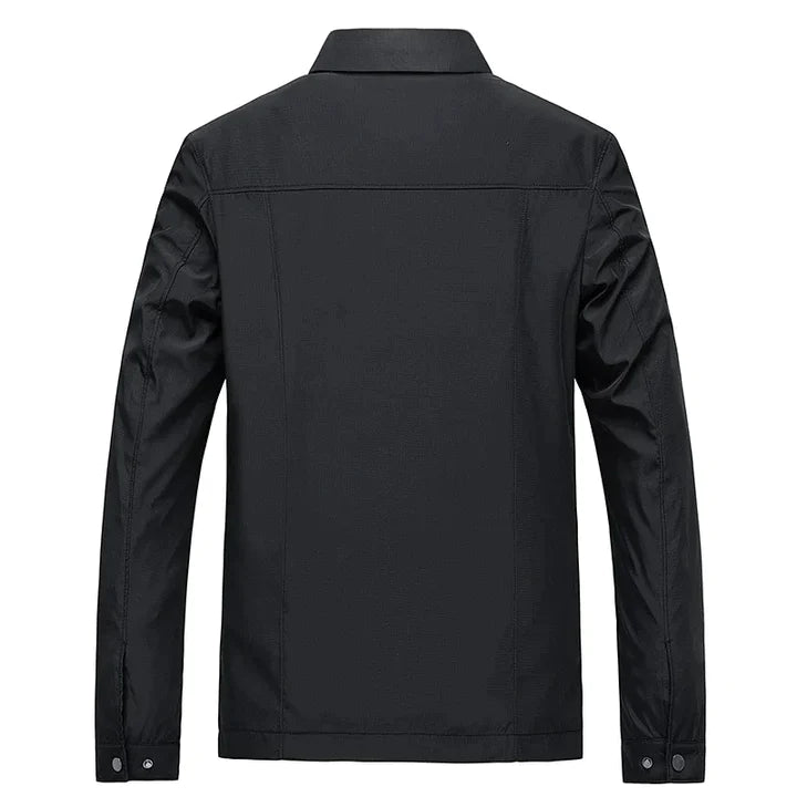 Veste pour homme automne déperlante en coton léger avec doublure à carreaux Gabriel