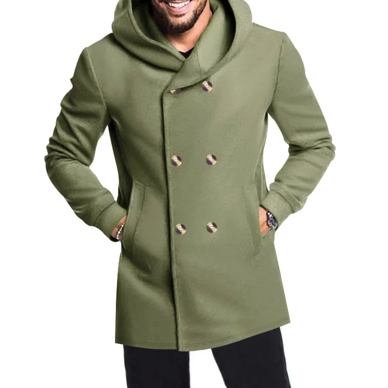 Léon – Manteau homme à capuche