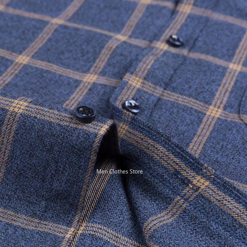 Chemise à Carreaux Homme en Pur Coton – Élégance Classique et Confort Naturel