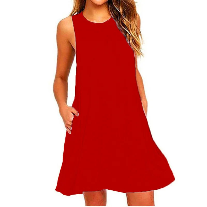 Romane – Robe t-shirt ample à poches