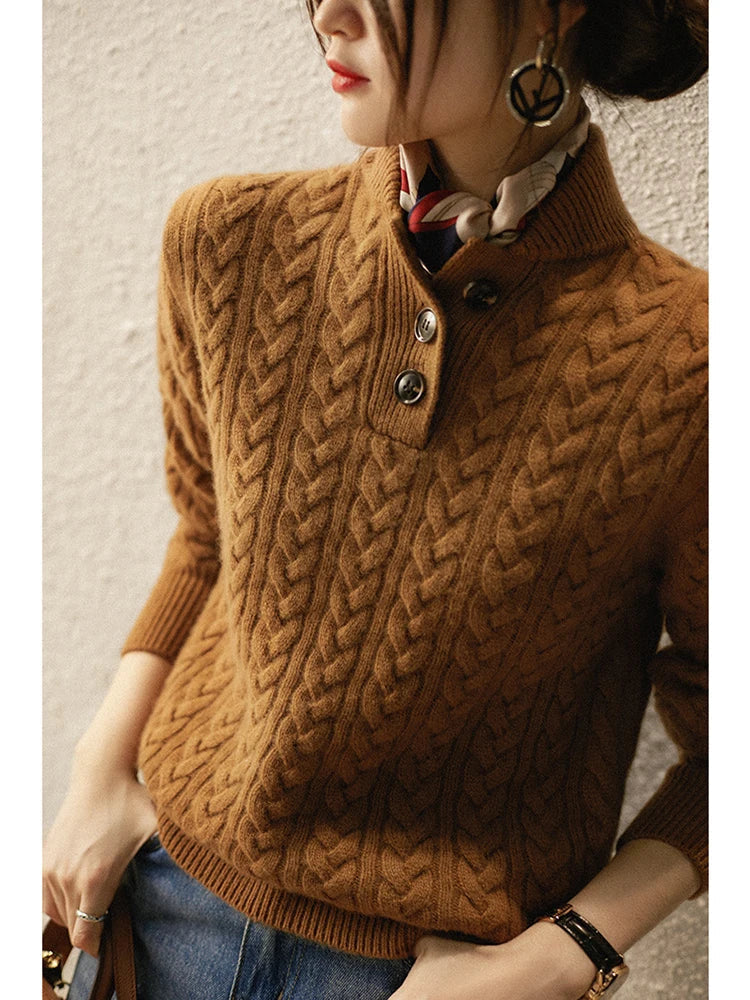 Margaux – Pull oversize en maille femme