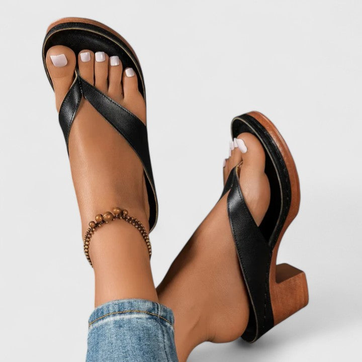 Océane – Mules à talon bloc femme