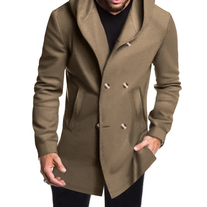 Léon – Manteau homme à capuche