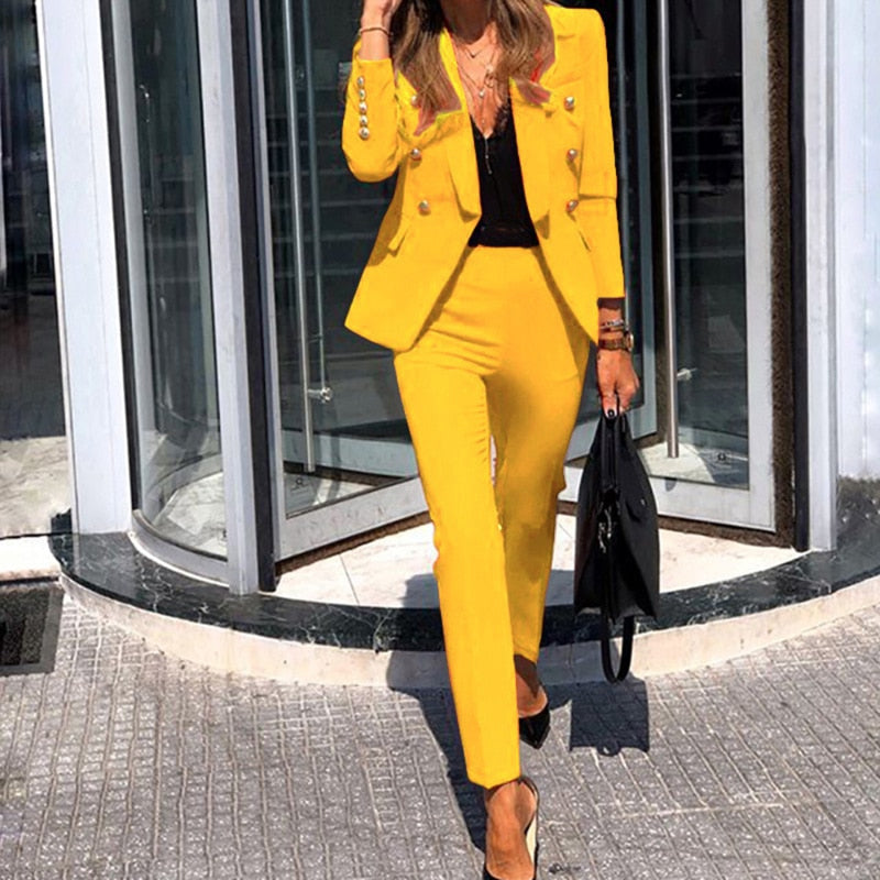 Manon – Ensemble blazer et pantalon femme