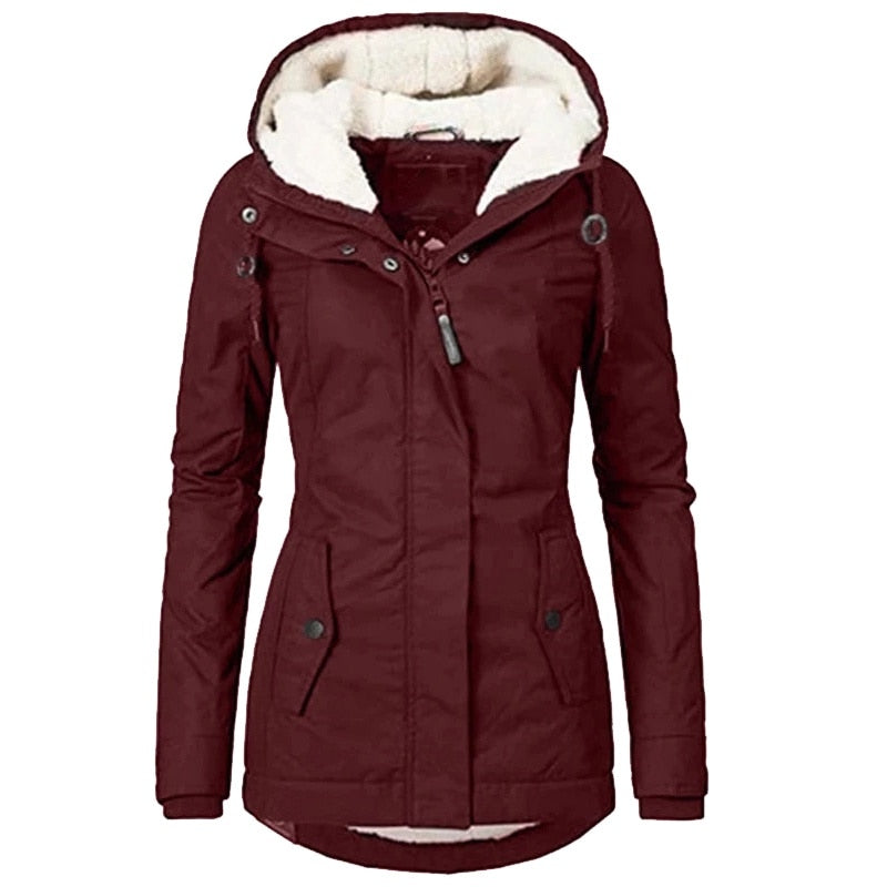 Camille – Manteau femme hiver avec doublure chaude