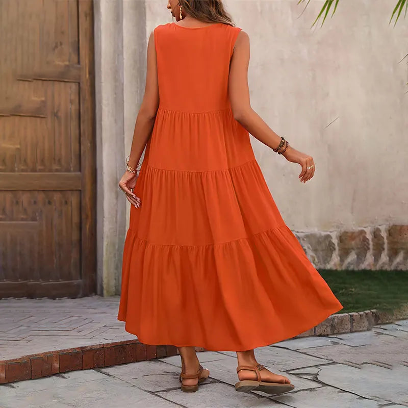 Élise – Robe d'été trapèze décontractée