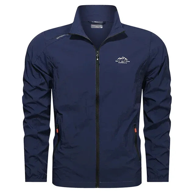 Veste pour homme automne coupe-vent légère en polyester avec coupe fonctionnelle Gaspard