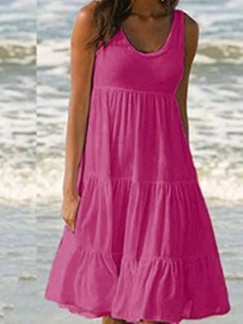Louise – Robe midi moulante à fines bretelles dos nu