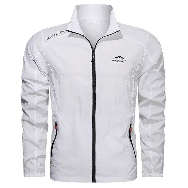 Veste pour homme automne coupe-vent légère en polyester avec coupe fonctionnelle Gaspard
