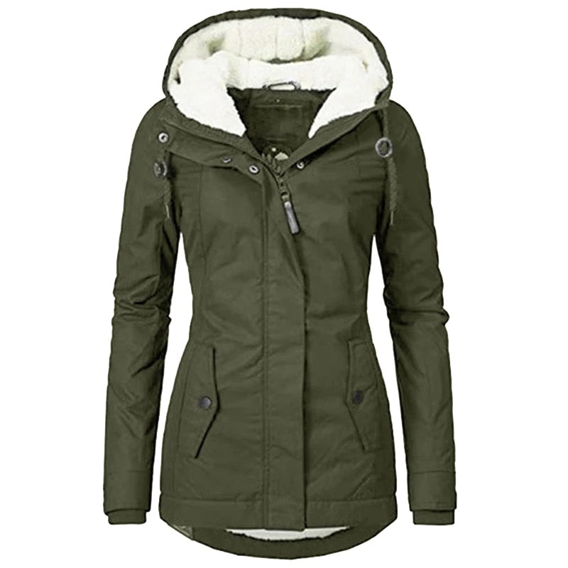 Camille – Manteau femme hiver avec doublure chaude