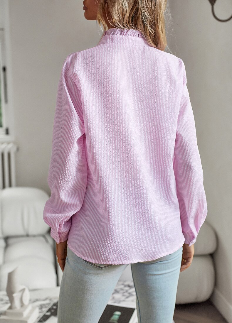 Blouse élégante en coton et polyester – légèreté, confort et allure décontractée chic