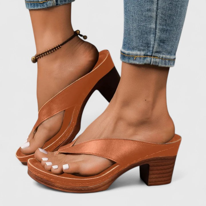 Océane – Mules à talon bloc femme