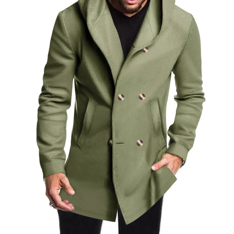 Léon – Manteau homme à capuche