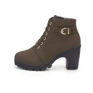 Léa – Bottines femme à talon bloc
