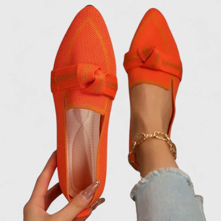 Salomé – Mocassins à bout pointu avec nœud femme