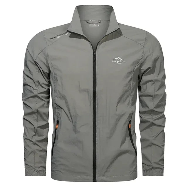 Veste pour homme automne coupe-vent légère en polyester avec coupe fonctionnelle Gaspard