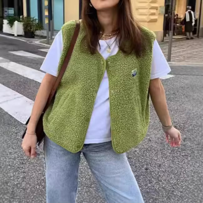 Camille – Veste femme peluche