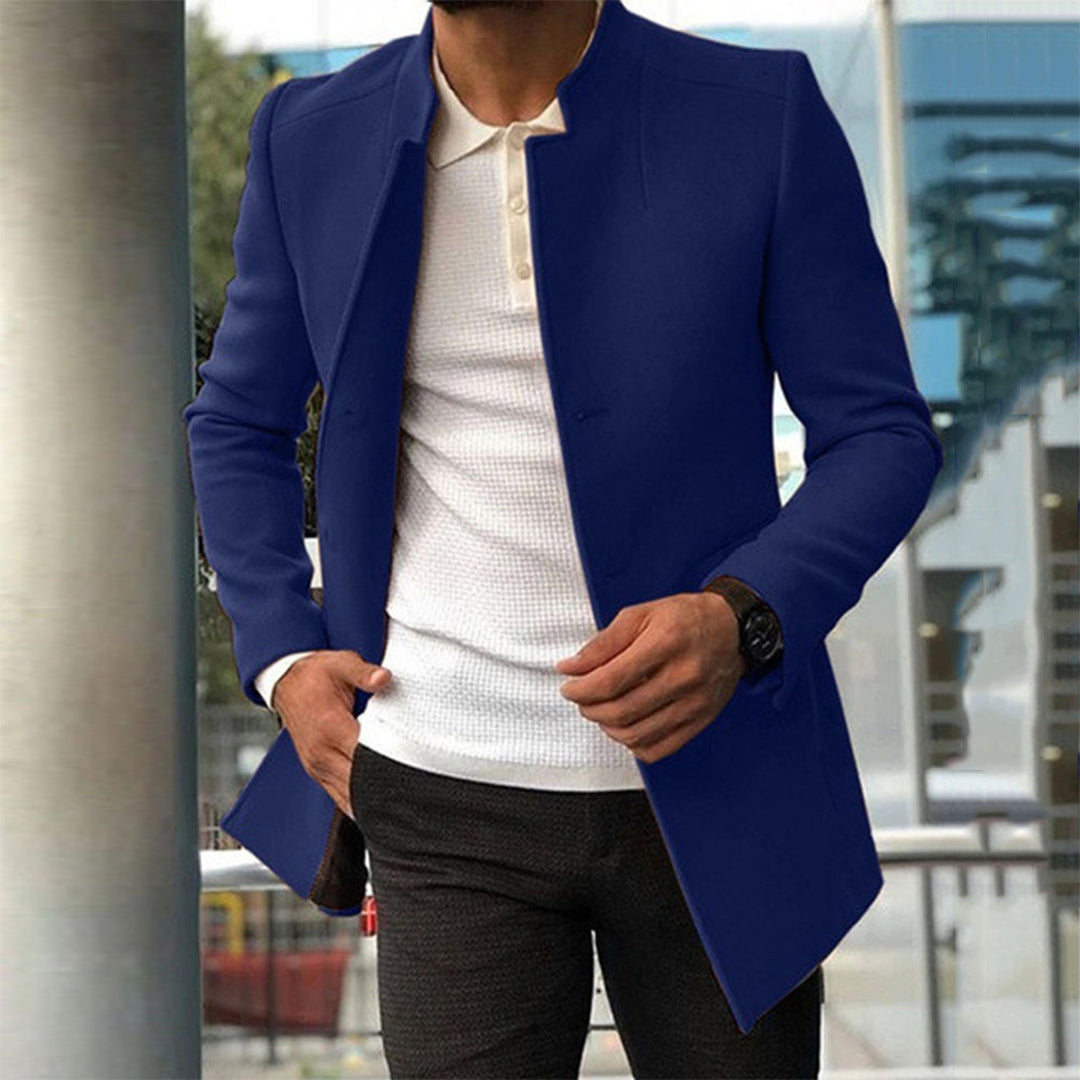 Adrien – Manteau homme hiver col officier