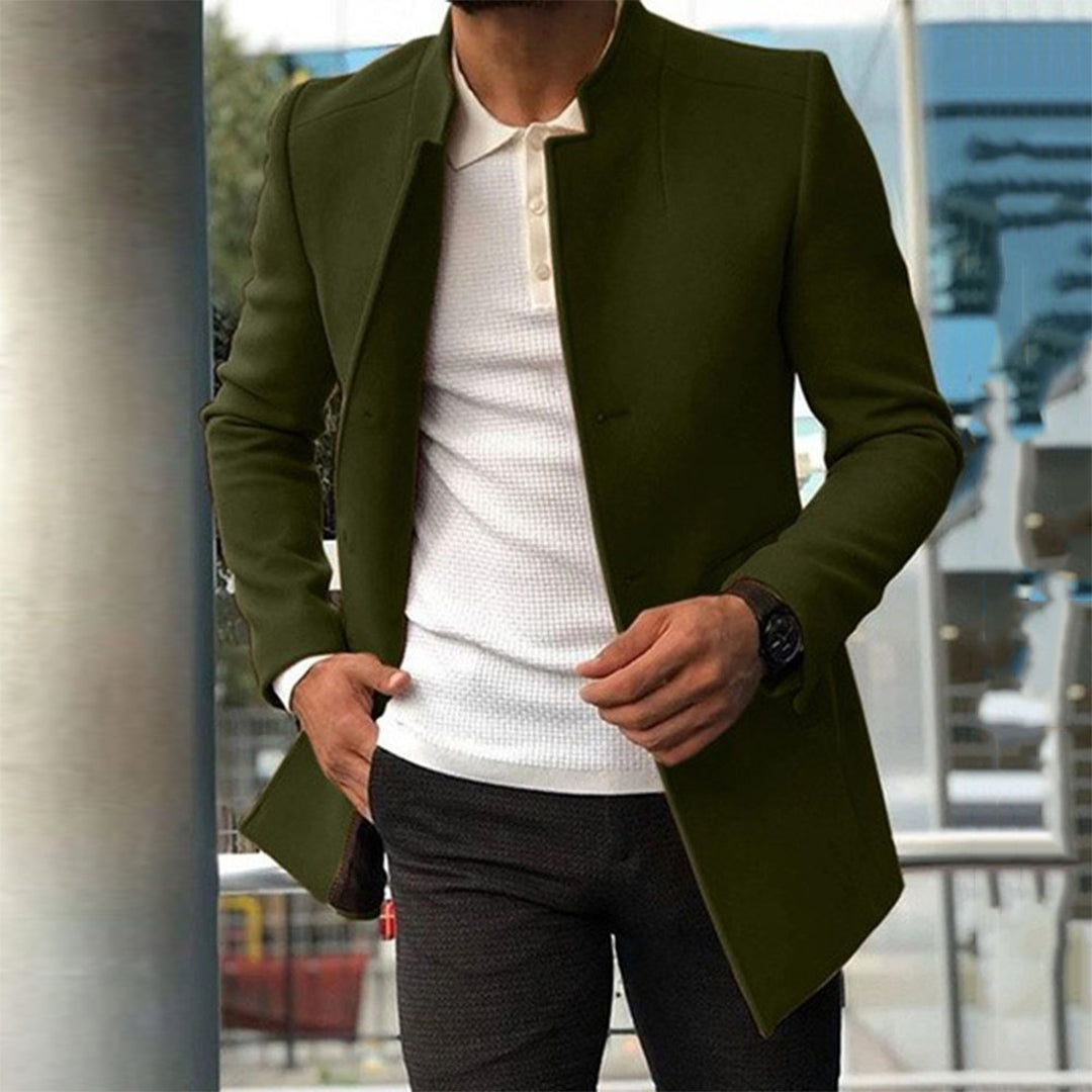 Adrien – Manteau homme hiver col officier