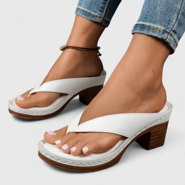 Océane – Mules à talon bloc femme