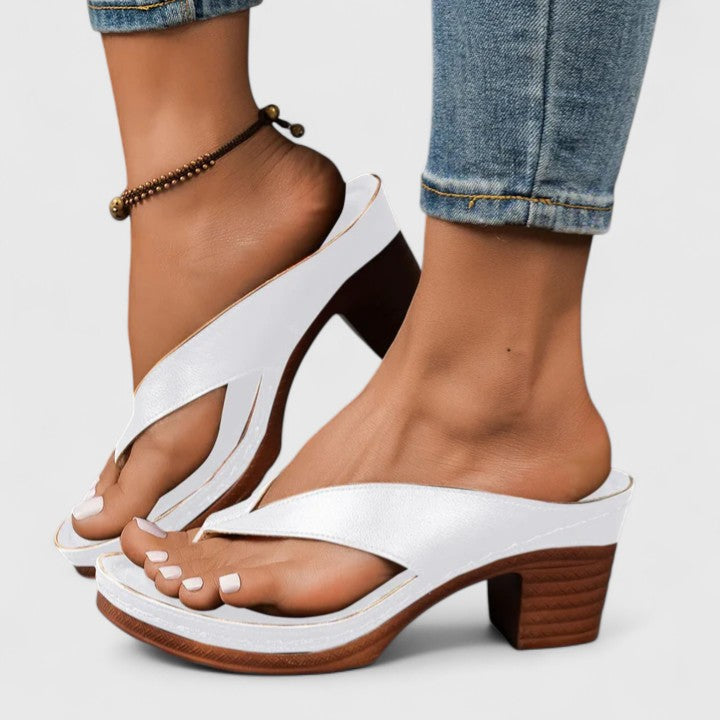 Océane – Mules à talon bloc femme
