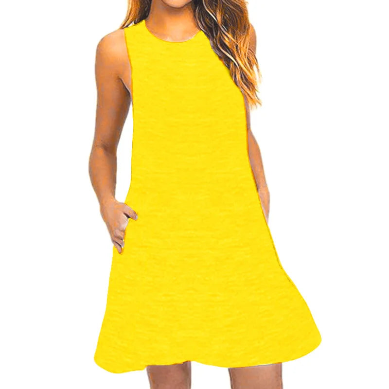 Romane – Robe t-shirt ample à poches