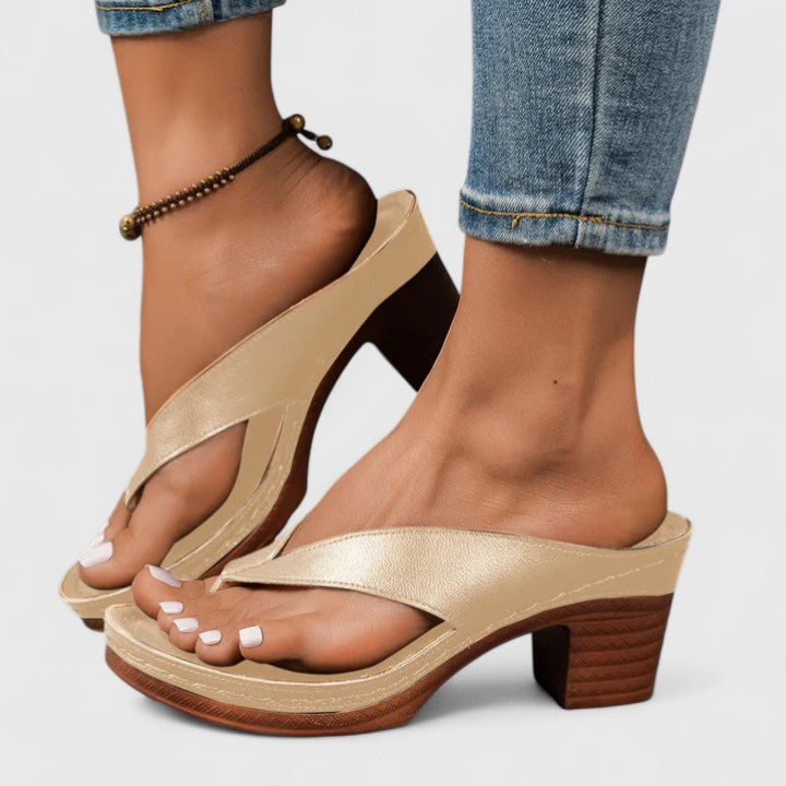Océane – Mules à talon bloc femme