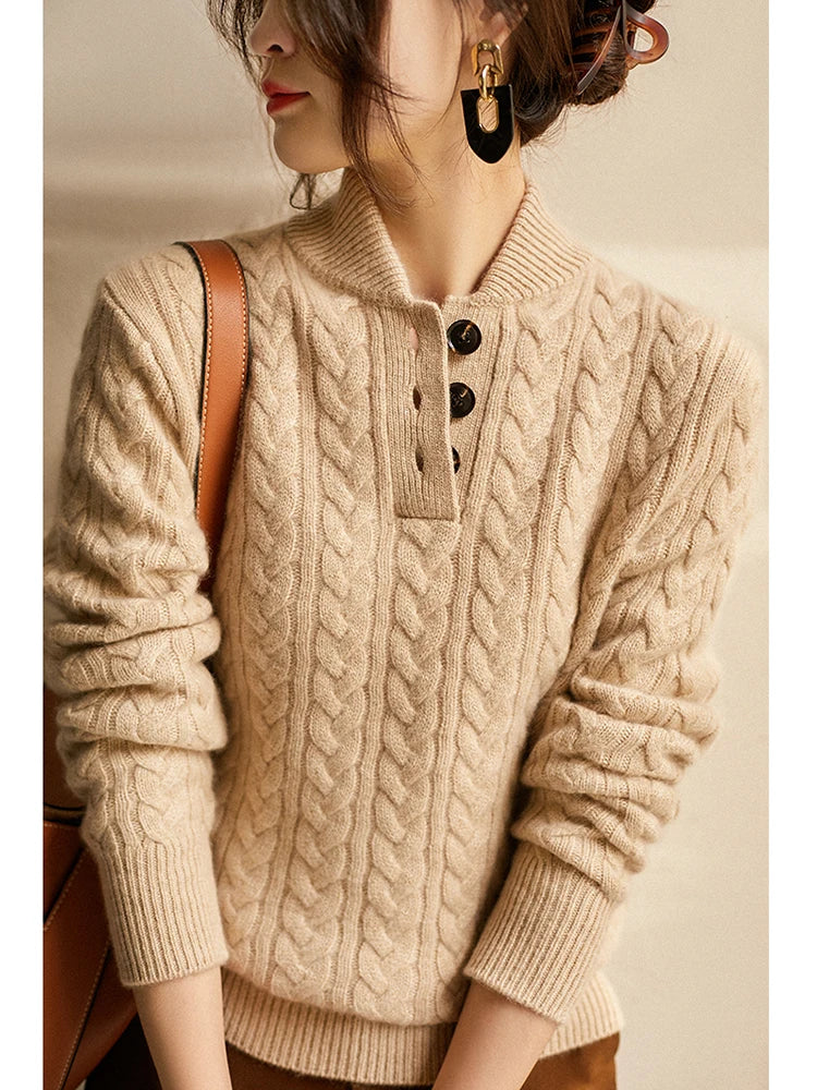 Margaux – Pull oversize en maille femme