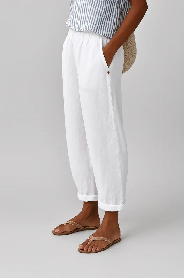 Brigitte – Pantalon intemporel uni au quotidien femme