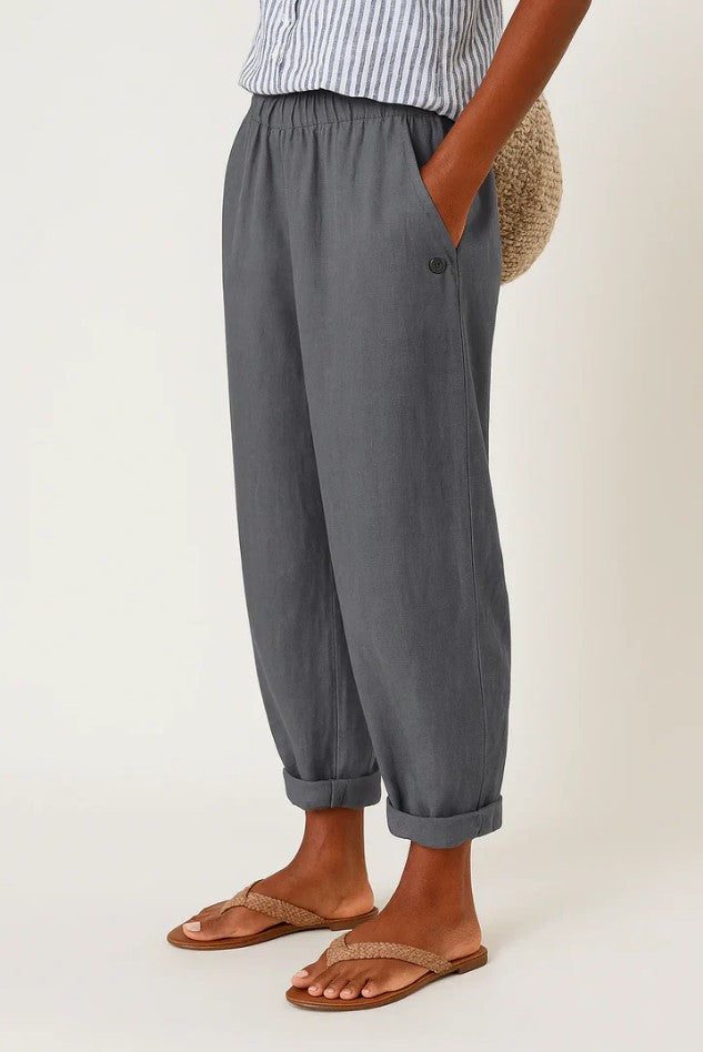 Brigitte – Pantalon intemporel uni au quotidien femme