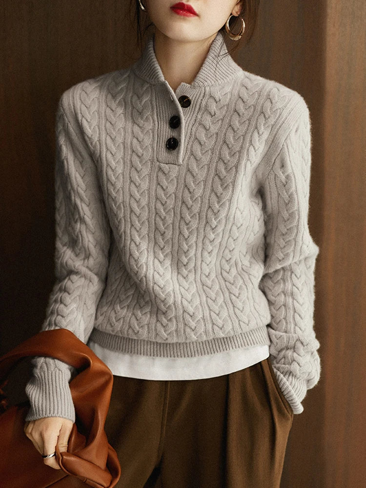 Margaux – Pull oversize en maille femme