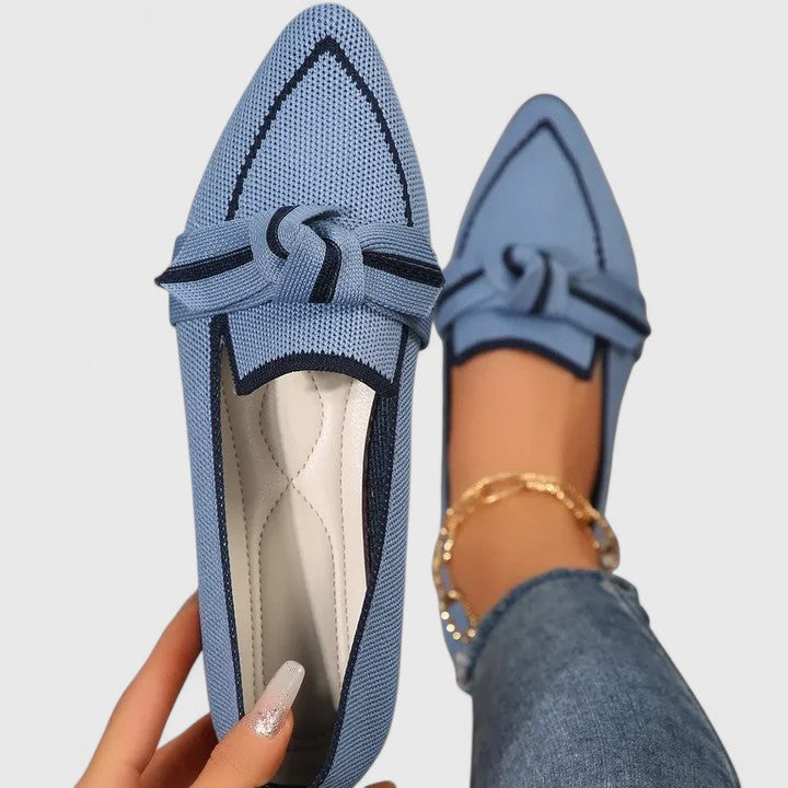 Salomé – Mocassins à bout pointu avec nœud femme