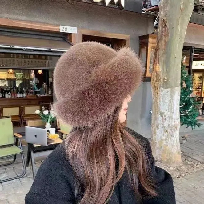 Bérénice – Bonnet en fausse fourrure élégant femme