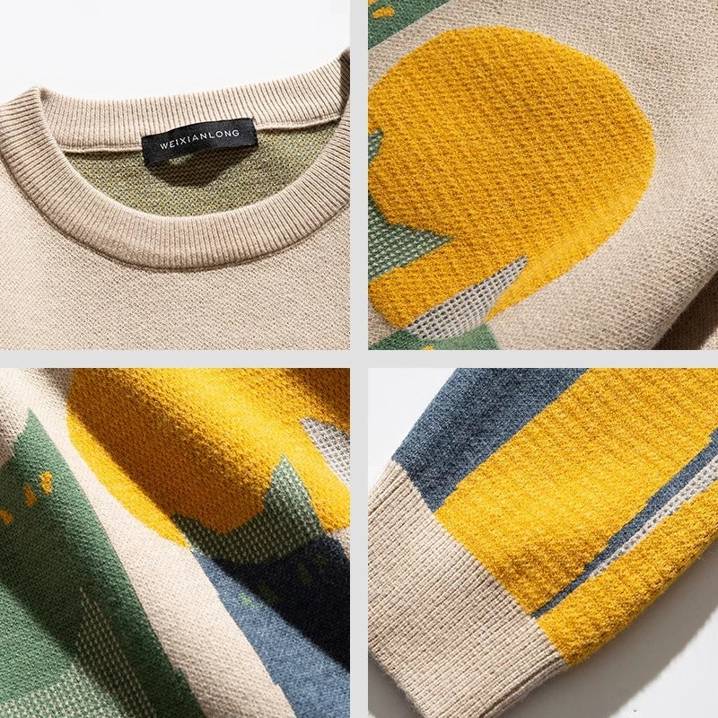 Théo - Pull imprimé homme