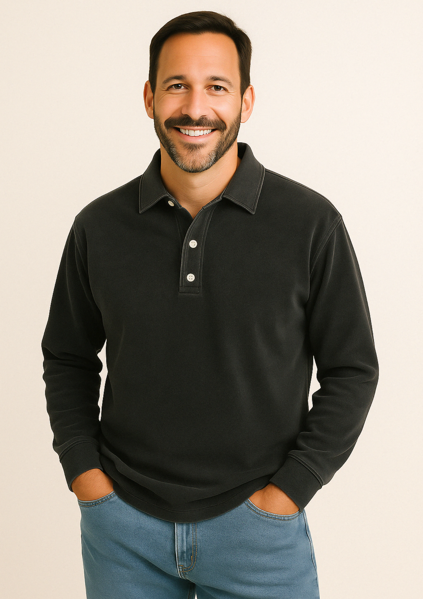 Julien – Polo manches longues homme