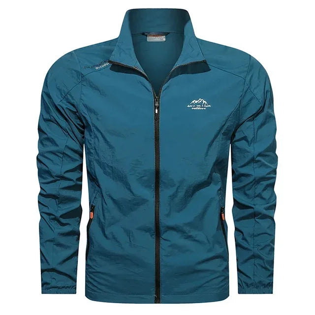 Veste pour homme automne coupe-vent légère en polyester avec coupe fonctionnelle Gaspard