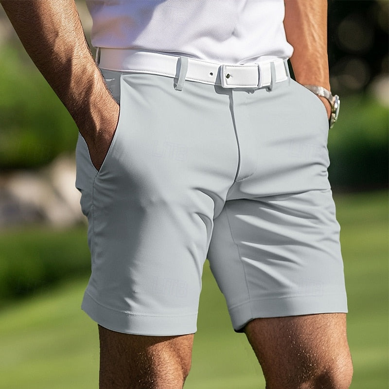 Short homme été respirant coupe droite à poches