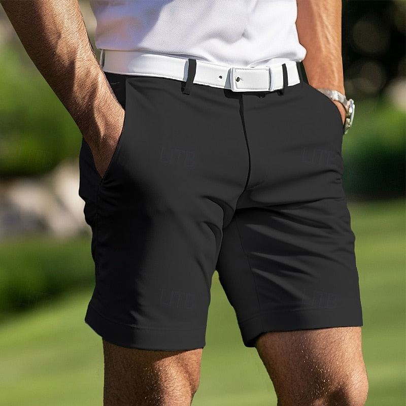 Short homme été respirant coupe droite à poches
