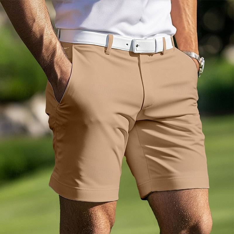 Short homme été respirant coupe droite à poches