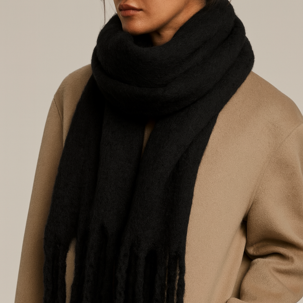 Océane – Écharpe oversize douce femme