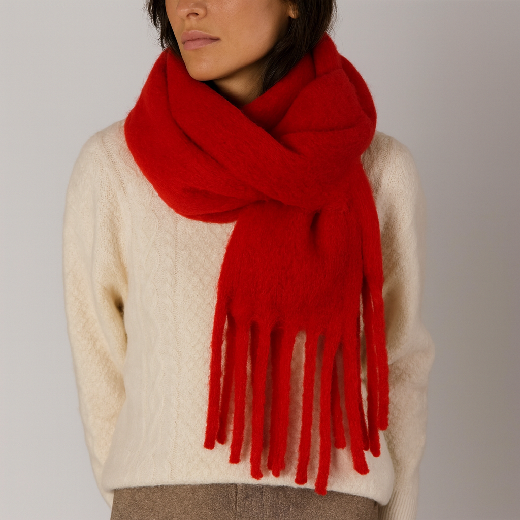 Océane – Écharpe oversize douce femme