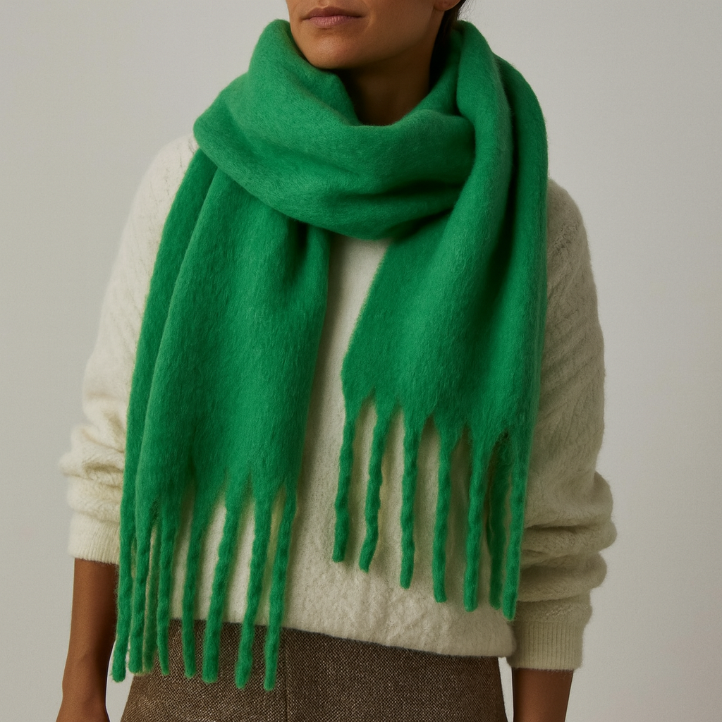 Océane – Écharpe oversize douce femme