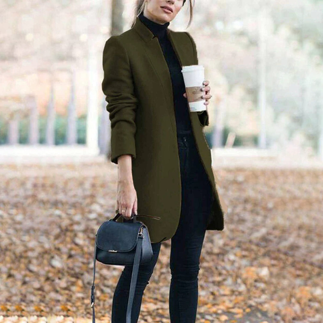 Élise – Manteau femme droit