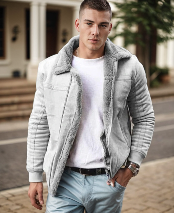 Adrien – Veste homme hiver doublée