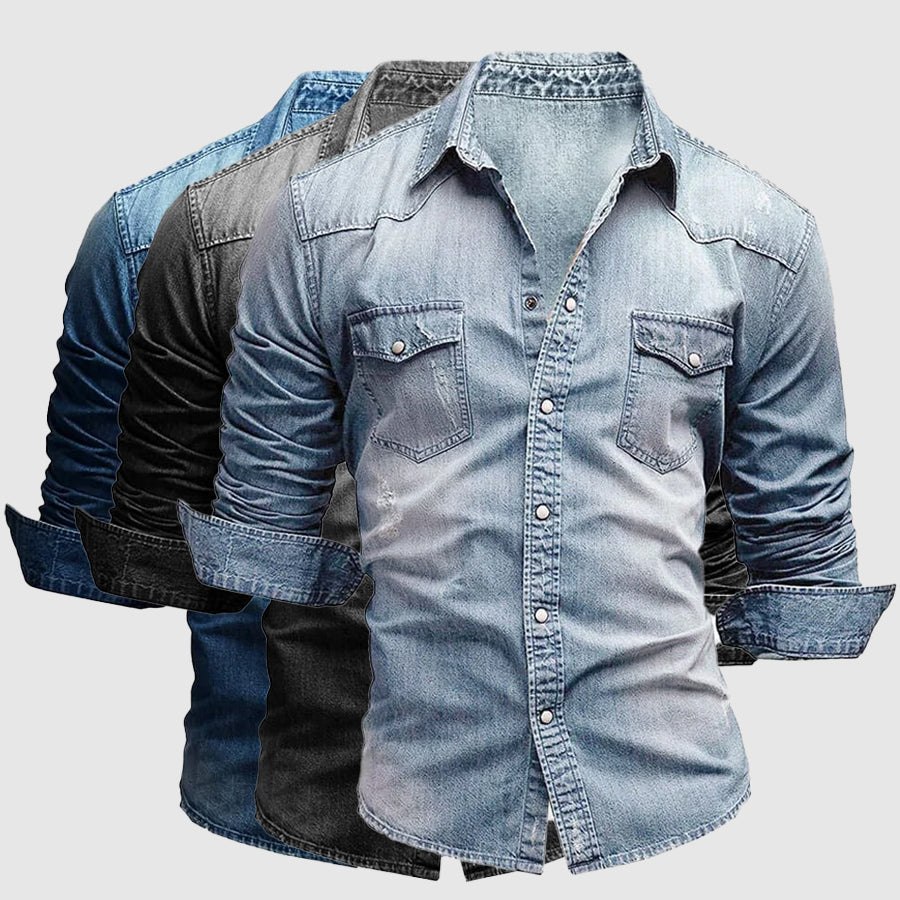 Lucas – Chemise en denim homme