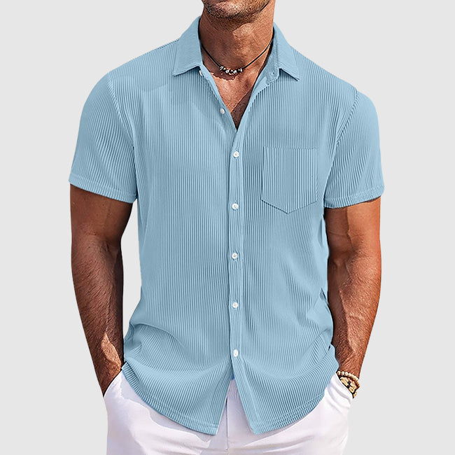 Hugo – Chemise d’été à rayures homme