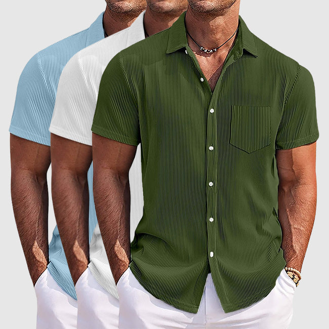 Hugo – Chemise d’été à rayures homme