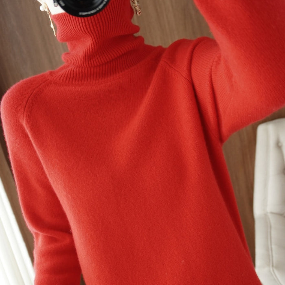 Claire – Pull femme col roulé